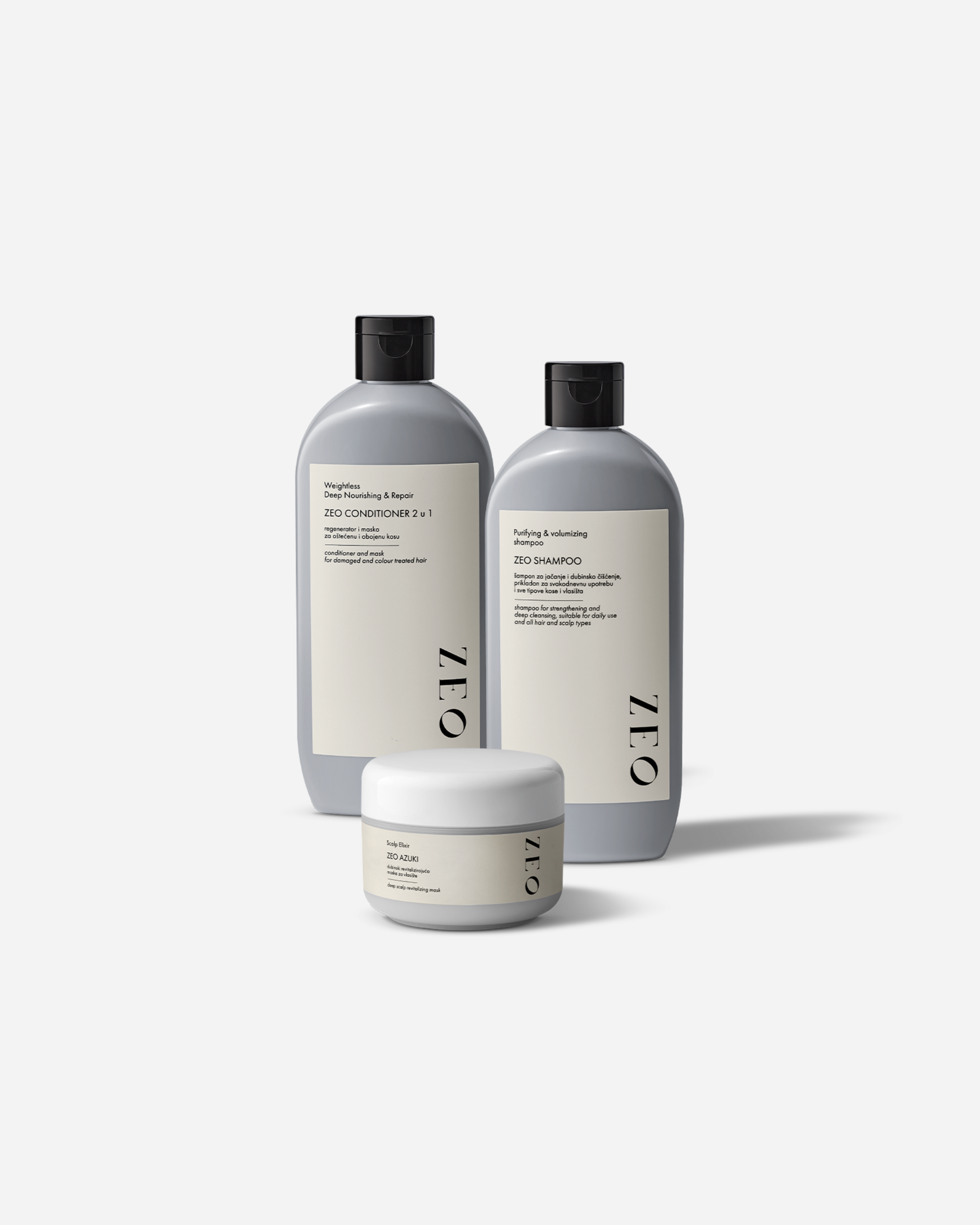 ZEO TRIO Shampoo&Conditioner&Azuki